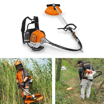 Stihl FR 230, 40.2CC 2-Stroke Backpack Petrol Brush Cutter | 2.1 HP Grass Cutting Machine for Agriculture & Gardening